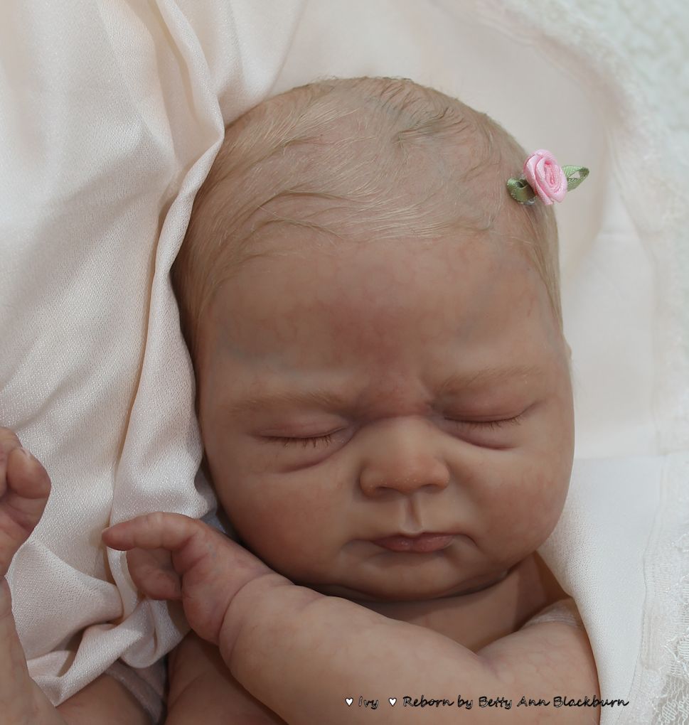 Sweet Reborn Baby Girl ♥ Ivy by Elisa Marx ♥ Soft micro-rooted blonde ...